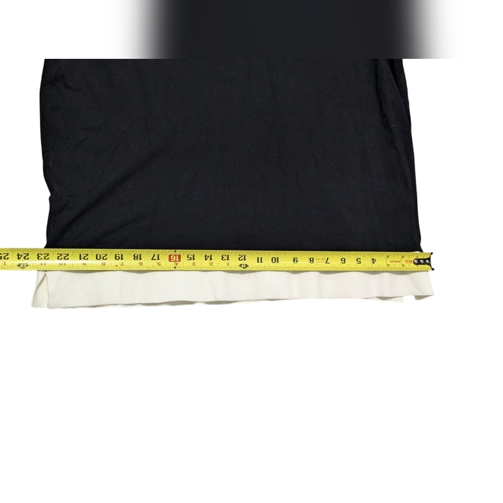 Calvin Klein Black and White Long Sleeve Top - Picture 5 of 14